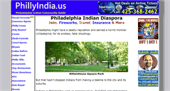 Desktop Screenshot of phillyindia.us