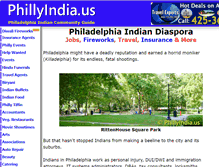 Tablet Screenshot of phillyindia.us